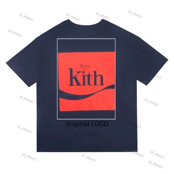 Kith Tom and Jerry T-shirt Designer Men Tops Femmes Femmes Casual Short Manches 100% Coton Tee Vintage Vinty T-Souvent Tee Tee Top Top Oversize Homme Shorts 7Fe5