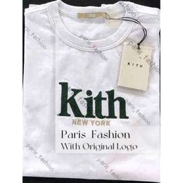 Kith Tshirt Man Borduren Kith T-shirt 3xl Oversize Mannen Vrouwen New York T-shirt Hoge Kwaliteit 2024 Zomer Tops Tees 914