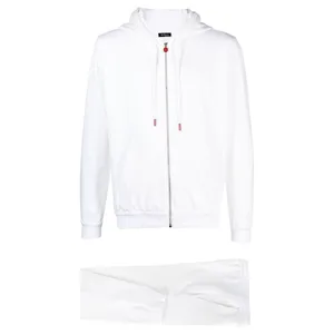 Kiton Cashmere Sudadera con capucha para hombre Suéter blanco Sudaderas con capucha