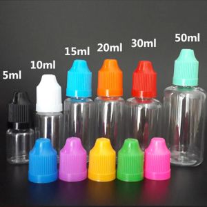 Kits 100pcs vides E liquide Viaux 3 ml 5 ml 10ml 15 ml 20ml 30ml 50 ml