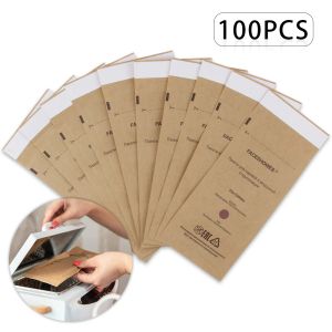 Kits 100pcs stérilisateur à ongles sac de désinfection jetable pochette de manucure désinfectant gel équipement stérilisation pince à sertir outils d'art d'ongle