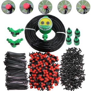 Kits 1050M Automatische Tuinbewatering Verstelbare 4/7mm Druppelirrigatiesysteem met Water Timer Controller Micro drop Kits