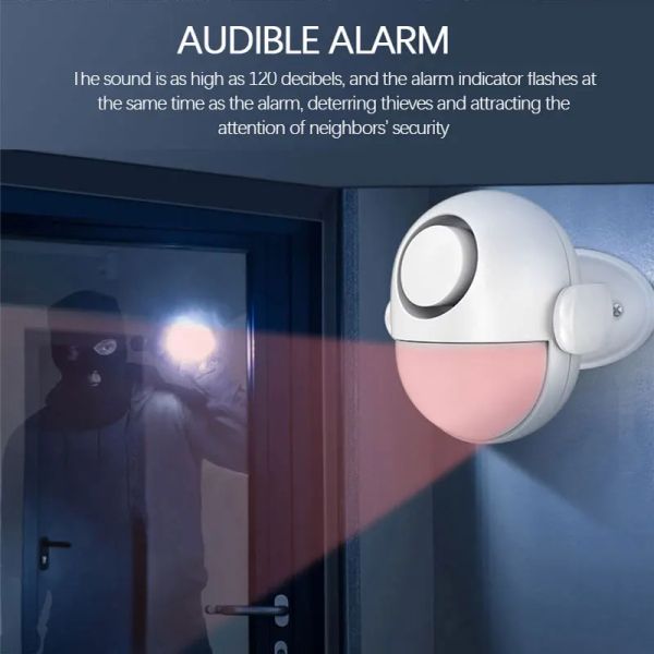 Kits 125db Home Garage Security Alarm System Antitheft Smart Motion Detecteur EU Tuya Pir Pir / Sentille Capteur Wireless Famber ALARM