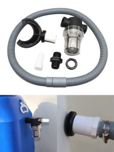 Kits 1 set Regenwateropvangsysteem 100 cm Flex Slang Downpipe Filter Voor Landbouw Gazon Tuin Industriële Irrigatie Tuingereedschap