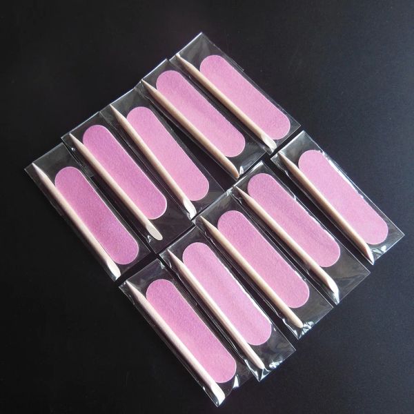 Kits 200 PCS Mini Manicure Set Kit Pedicure Kit Desechable Nail Kit Hotel Nail Fils Filt Fils Cuticle Wood Stick