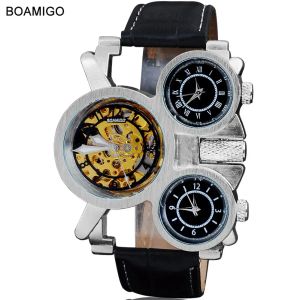 Kits 2015 Nouvelles montres hommes Brand de luxe Boamigo Steampunk Sports Watches Automatic mécanique Quartz Watch Tobe
