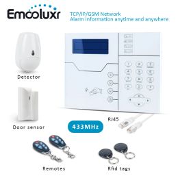 Kits 2023 Hot Sell Network Alarm STVGT TCP / IP GSM Burglar Alarm Security Système