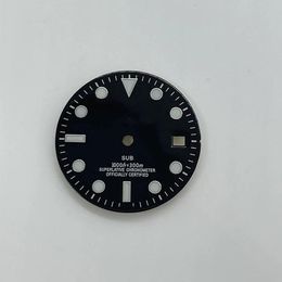 Kits 29 mm Gemodificeerd horloge -accessoires Dial Ice Blue Luminous geschikt voor 2824/2836/8215/2813 BEWEGINGSCHACHT KALENDAAR SUB SUBSCHAP
