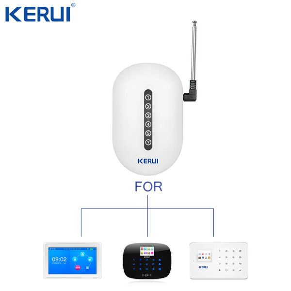 Kits 433mhz Kerui Repetidor de señal inalámbrica Transmisor Sensros Sensros Extender de reflexión para el amplio Sistema de seguridad de alarma en el hogar