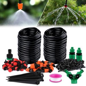 Kits 5M30M système de refroidissement par brumisation extérieure système d'irrigation goutte à goutte plante de jardin Kit de tuyau d'arrosage automatique pour jardin balcon pelouse