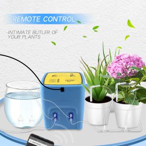 Kits 5V WIFI Dispositif d'arrosage Double Pompe Chronométré Système d'irrigation goutte à goutte automatique Contrôleur d'application à distance Outil de jardin pour fleur en pot
