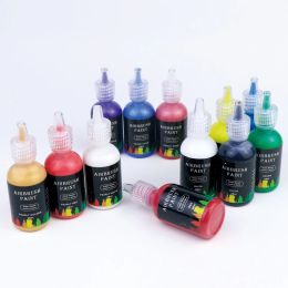 Kits 6/12pcs Acryl Water Inkten Airbrush Nagel Inkt voor Nail Art Polish 29 ml/Bottle Airbrush Nail Art Ink Painting Airbrush Paint Ink