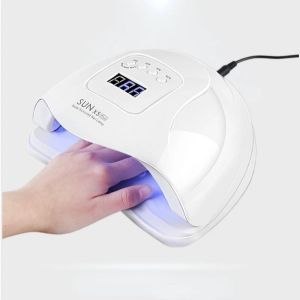 Kits 66leds sèche-ongles LED à ongles LED UV pour guérir tout vernis à ongles en gel avec équipement de manucure professionnelle de la détection de salon de manucure