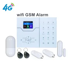 Kits 868MHz Menú inglés HAVGW ALARMA 4G GSM ALARMA DE ALMA SMART ALMARGLAR SISTEMA DE ALMA de seguridad con control de aplicaciones