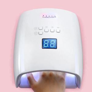 Kits ingebouwde batterij oplaadbare nagel UV -lamp 66W draadloze gel Poolse droger S10 Pedicure MANICURE LICHT LIDLES LED NAIL LAMP