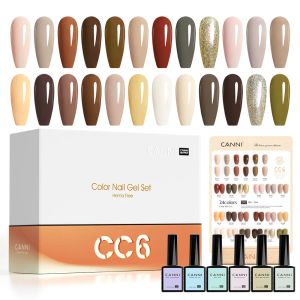 Kits Canni Nieuwe aankomst 30 PCS Gel Pools Set 9 ml afwezig UV LED Varnish Red Color Blown Manicure Kit Nail Art Salon