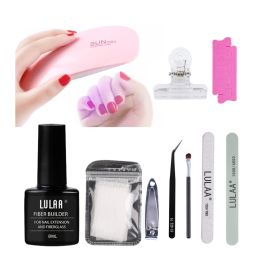 Kits cnhids kits de uñas kits de manicura profesión de herramienta para el cuidado de las uñas lámpara de secado de la lámpara de secado para la extensión de uñas