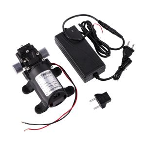 Kits DC12V 72W Micro pompe à eau à diaphragme électrique interrupteur automatique 6L/Min haute pression pompe à eau de pulvérisation de lavage de voiture 0.90MPA