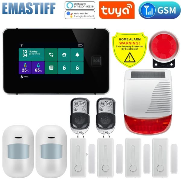 Kits EMASTIFF W8B G60 Sistema de alarma WiFi para la seguridad del ladrón de hogar