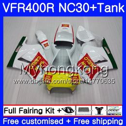 Kits voor HONDA RVF400R VFR400 NC30 V4 VFR400R 89 90 91 92 93 269HM.4 RVF VFR 400 R Niet Racing Top VFR 400R 1989 1990 1991 1992 1993 Kuip