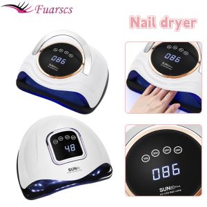 Kits Fuarscs Nail Art LED -lamp 248W -droger met bewegingssensor LED Curing Light Quick Drying gel nagelgereedschap