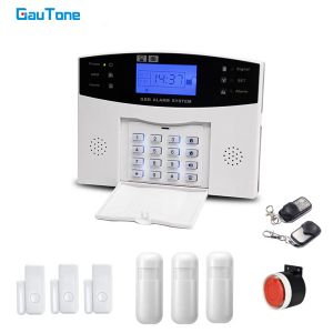 Kits Gautone 505 GSM Alarm Beveiligingstoetsenbeveiliging Huisbeveiliging met bewegingsdetector afstandsbediening Wireless House Inbreker Alarm System