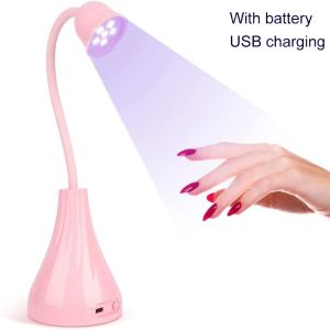 Kits gel poin du doigt lampe LED Sécheur à ongles UV rotatif rotatif de vernis à ongles secs rapide Tire du gel