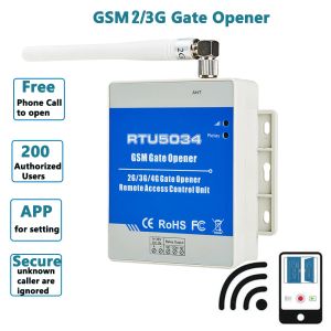 Kits GSM Gate Opener Toegang Relais Switch Remote Control By Free Call Home Alarm System Beveiliging voor automatische deuropener RTU5034