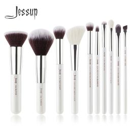 Kits Jessup Professional Makeup Brushes Set 10pcs Make Up Brush Tools Kit Foundation Powder Tampon Brushes Shader Brushes Set Powder