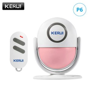 Kits kerui 125db PIR Motion Alarma Door Bell Security Security Wireless Control Wirgar Sensor Detector de bienvenida Sistemas de alarma SOS