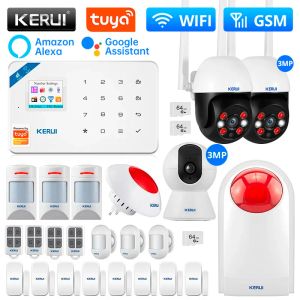 Kits Kerui W181 Sistema de alarma para Smart Home ladrón SEGURIDAD 433MHz WiFi Alarma GSM Wireless Tuya Smart House Control