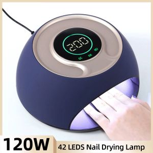 Kits LED UV Séchage lampe à ongles de lampe pour séchage Polon de gel avec écran d'écran LCD Smart Capteur lampe à ongles Machine à ongles