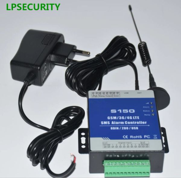 Kits lpsecurity S150 GSM Módulo de alarma Unidad de controlador de encendido/apagado por teléfono móvil Sistema de control GSM de SMS remoto