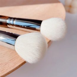 Kits Luxury Ebonoy Wood Round Cheek Makeup Brush Super Soft Saikoho Goat Brishtes Powder Blush Cosmetics Brush Tool