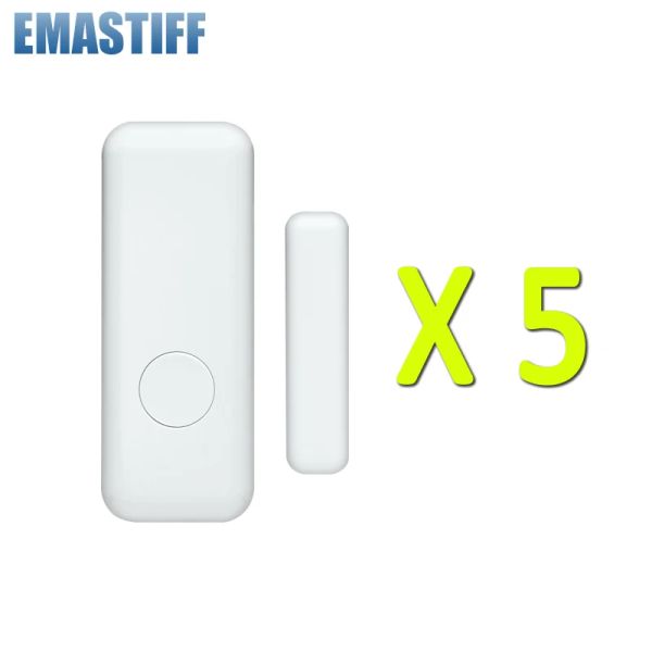 Kits Mini 5pcs HOSA Wireless Guteing Windows Doors Capteur pour 433 MHz WiFi GSM PSTN Home Security Detector Alarm System System