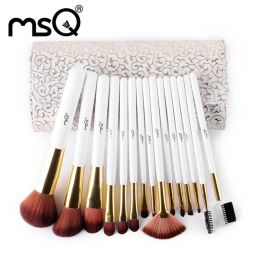 Kits MSQ Roman Style 15pcs Makeup Brushes Set Tool Cosmetic Tool Full Tool Full Tool Fleu