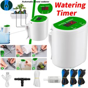Kits Multifunctionele watertimer Sprinkler Tuinieren Tuin Huis Balkon Automatische timing Besproeiingspomp Kweldruppel-irrigatietijd