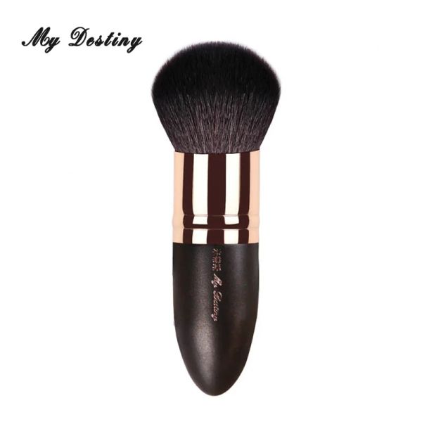 Kits My Destiny Hair Hair Round Powder Brush Kabuki Making Making Makeup Brushes Pincel Maquiagem brochas maquillaje Make Up Kwasten 006