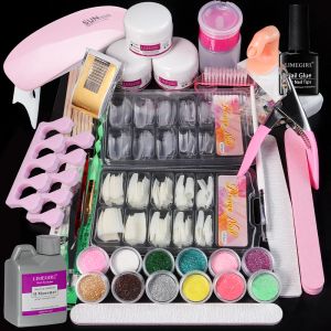 Kits ongles acrylique en poudre à ongles foret ongles ongles décoration art pour manucure