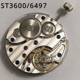 Kits New Seagull ST3600 Mouvement mécanique ST36 Chine Original Watch Men Eta 6497 Hand Wind 17 Jewels Watch Case Fit Repair Part