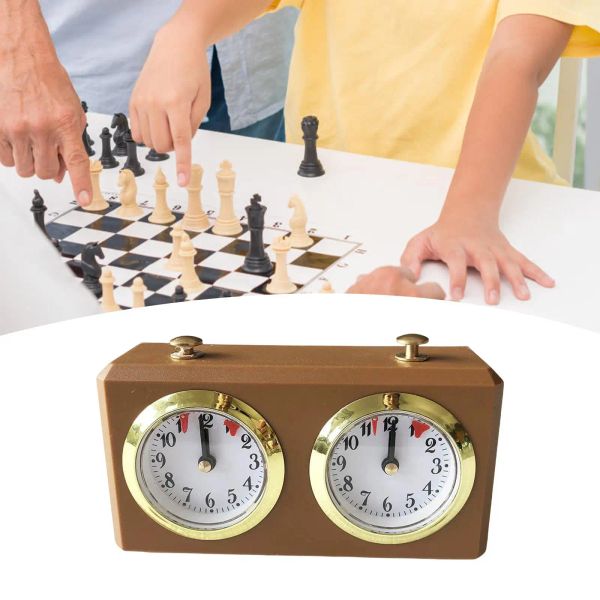 Kits Professional Chess Reloj Mechanical International Game Temperador Digital Vigilizador Temporizador de la hora del medidor para el juego de mesa electrónica