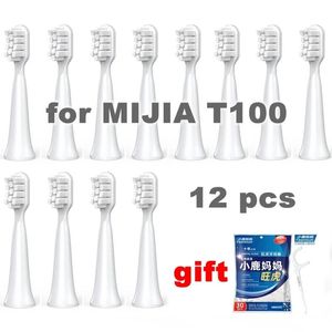 Kits têtes de rechange pour Xiaomi Mijia T100 Mi têtes de brosse à dents électrique intelligente nettoyage blanchiment buses de brosse à dents saines