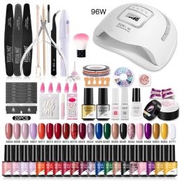 Kits Rosalind Nail Gel Polish Set Manicure Herramientas Kit Completo Tipo Vernis Semi Permanente Arte de uñas NECESIDAD