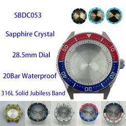 Kits SBDC053 Watch Case Modified 62mmas Sapphire Arc en acier inoxydable Céramique Céramique Luminous Diver Watch Accessories 200M Imperpose