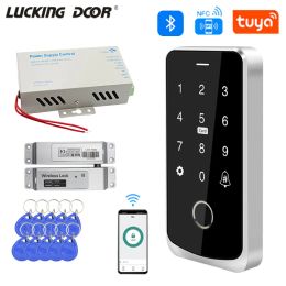 Kits Tuya App Garage Door Opener Motor Kit Bluetooth Tuya Access Control Outdoor NFC Digitale deurslot Vingerafdruk Toegangspunt 13.56