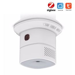 Kits Tuya / Heiman Zigbee Carbon Monoxides Sensor Co Gasdetector Compatibel met USB -sticker Deconz en Home Assistant