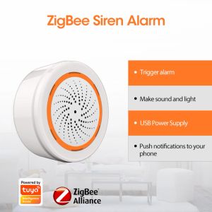 Kits tuya zigbee 3.0 sirene alarm -app Remote Control Smart sirene alarm -app Remote Control Home Beveiligingsbeveiliging Systeem Smartlife AP