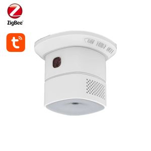 Kits Tuya Zigbee Carbon Monoxide Detector CO Gasalarmsensor Controleerbaar met Moe Sonoff Alex