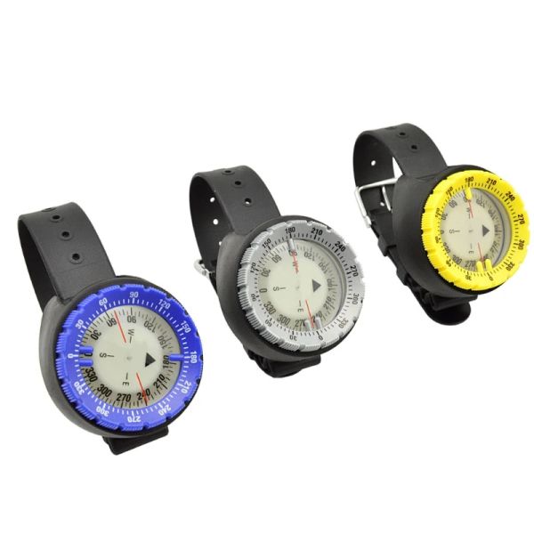 Kits submarinos 50m Buceo Compass Professional impermeable Navigator Digital SCUBA Luminoso Balanceado Reloj para natación Ju28 21