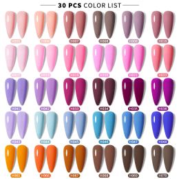 Kits Ur Sugar Color Gel Ensemble de vernis à ongles 7 ml Gold Glitter Rubber Base Manucure Set Semi Permanent Brefon